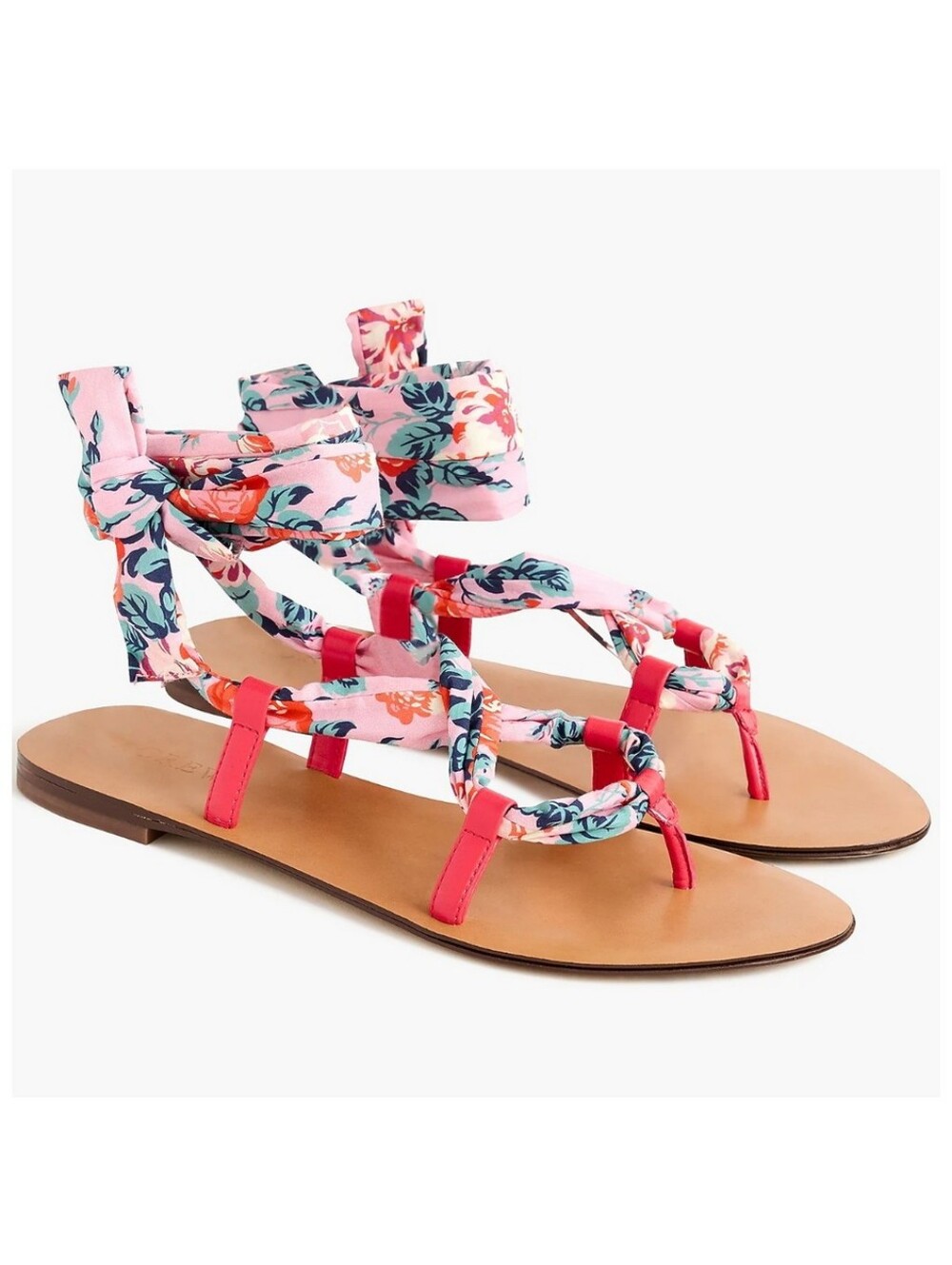J. Crew Wrap-around gladiator sandals in Liberty floral Womens Size 5